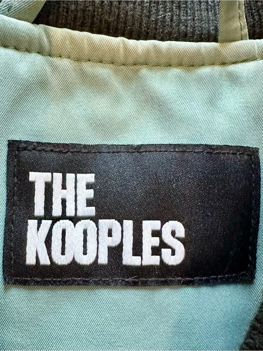 The Kooples Color Block Quilted Bomber Jacket Size L